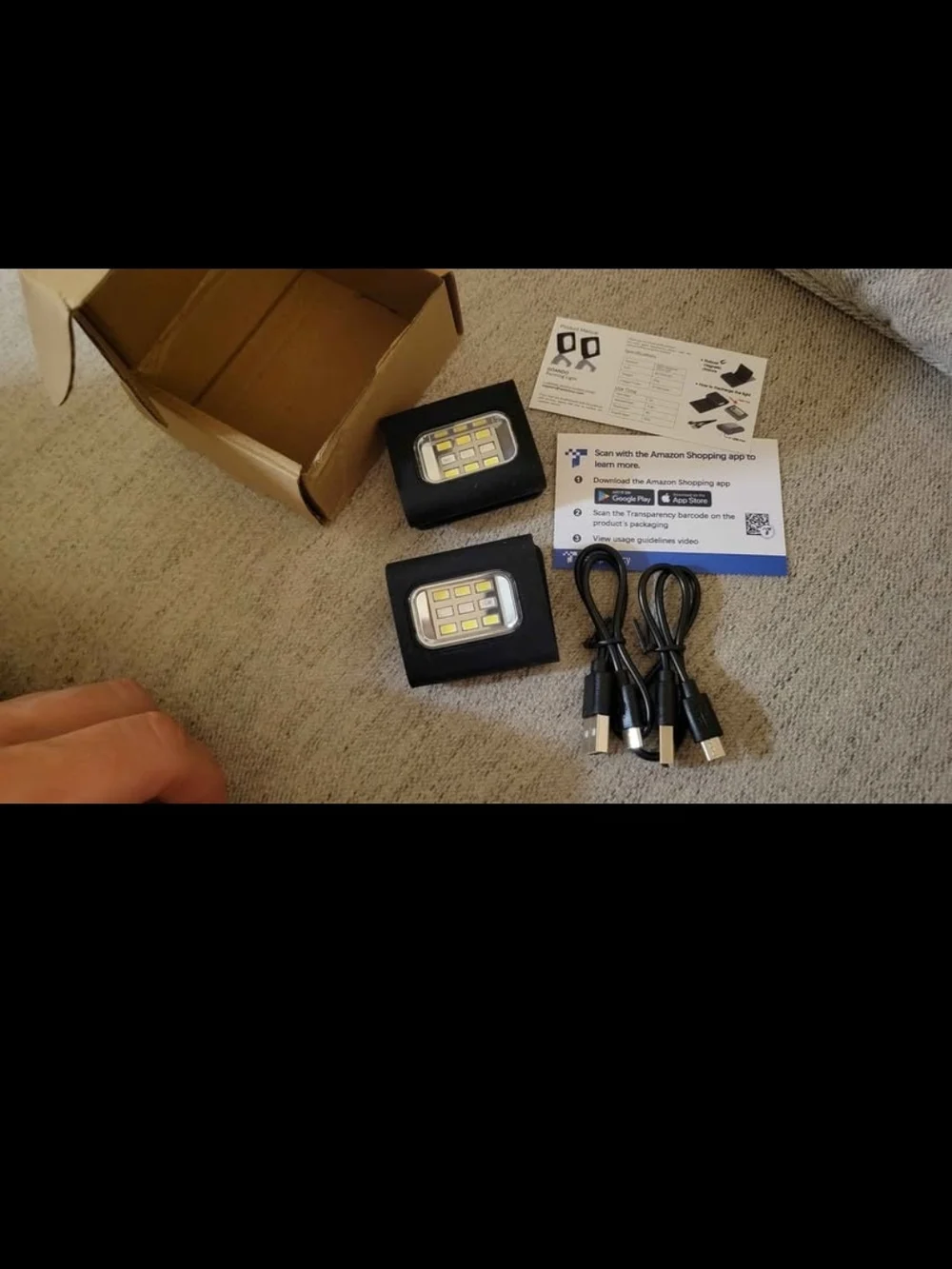 2 Pack Safety LED Safety Jogging Light